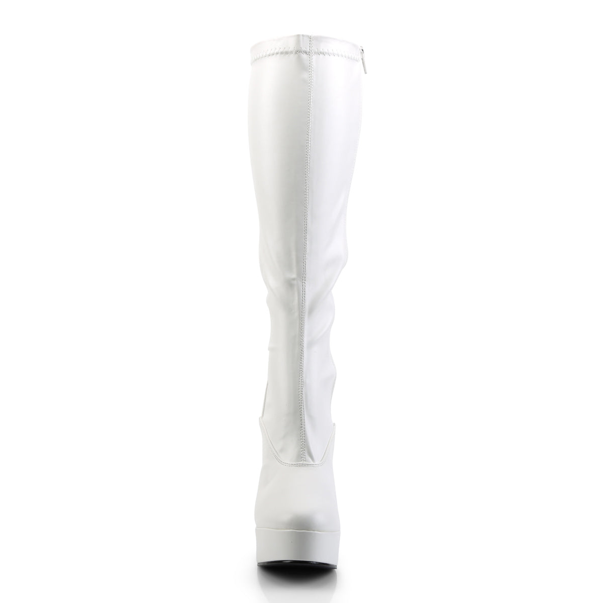 Pleaser Womens Boots. ELECTRA-2000Z WHT Str Faux Leder