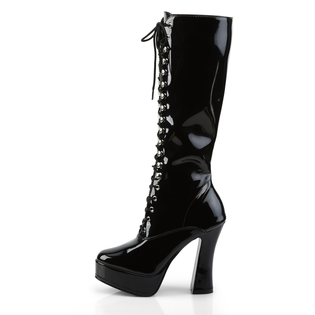 Pleaser Womens Boots. ELECTRA-2020 BLK Pat.