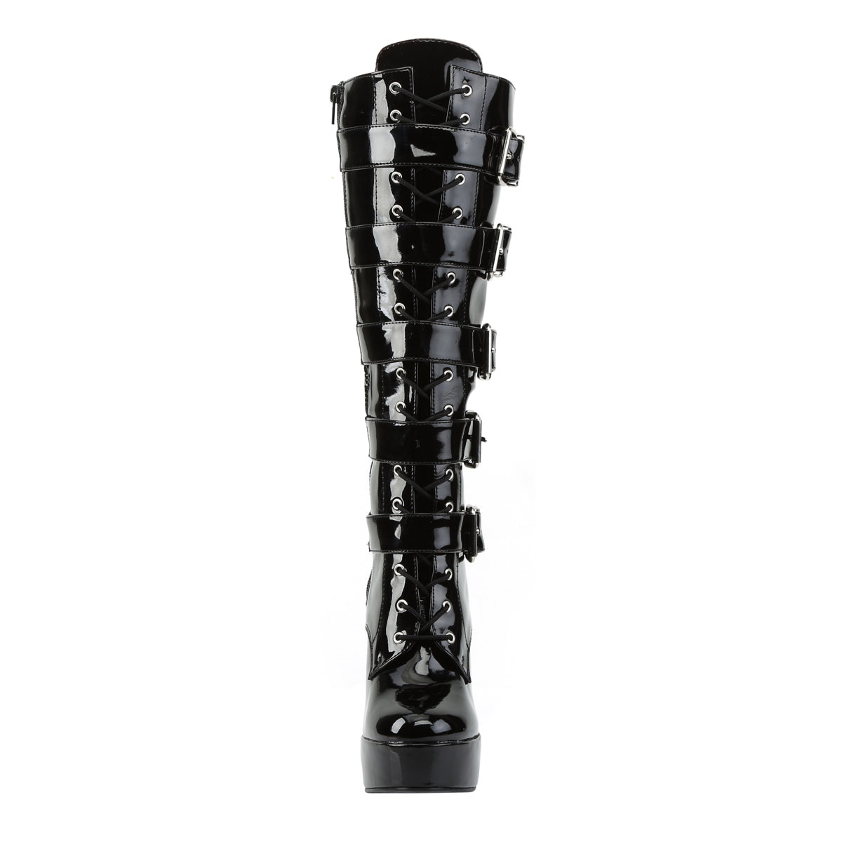 Pleaser Womens Boots. ELECTRA-2042 BLK Pat.