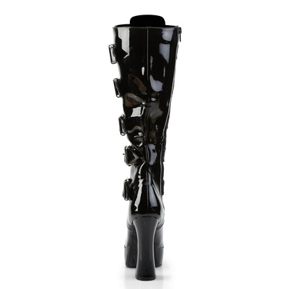 Pleaser Womens Boots. ELECTRA-2042 BLK Pat.