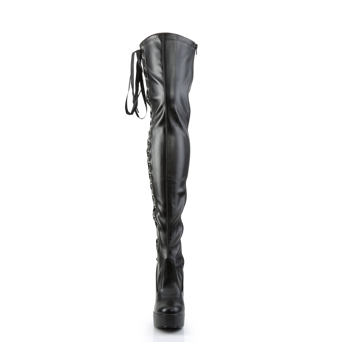 Pleaser Womens Boots. ELECTRA-3050 BLK Str Faux Leder