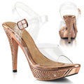 Fabulicious Damen Sandalen ELEGANT-408 CLR-ROSE GOLD / ROSE GOLD CHROME