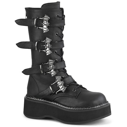 DemoniaCult Frauenstiefel EMILY-322 BLK Vegan Leder