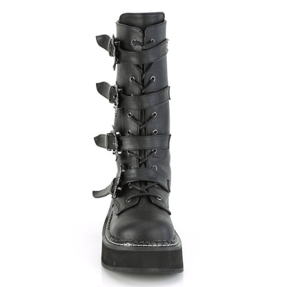 DemoniaCult Frauenstiefel EMILY-322 BLK Vegan Leder