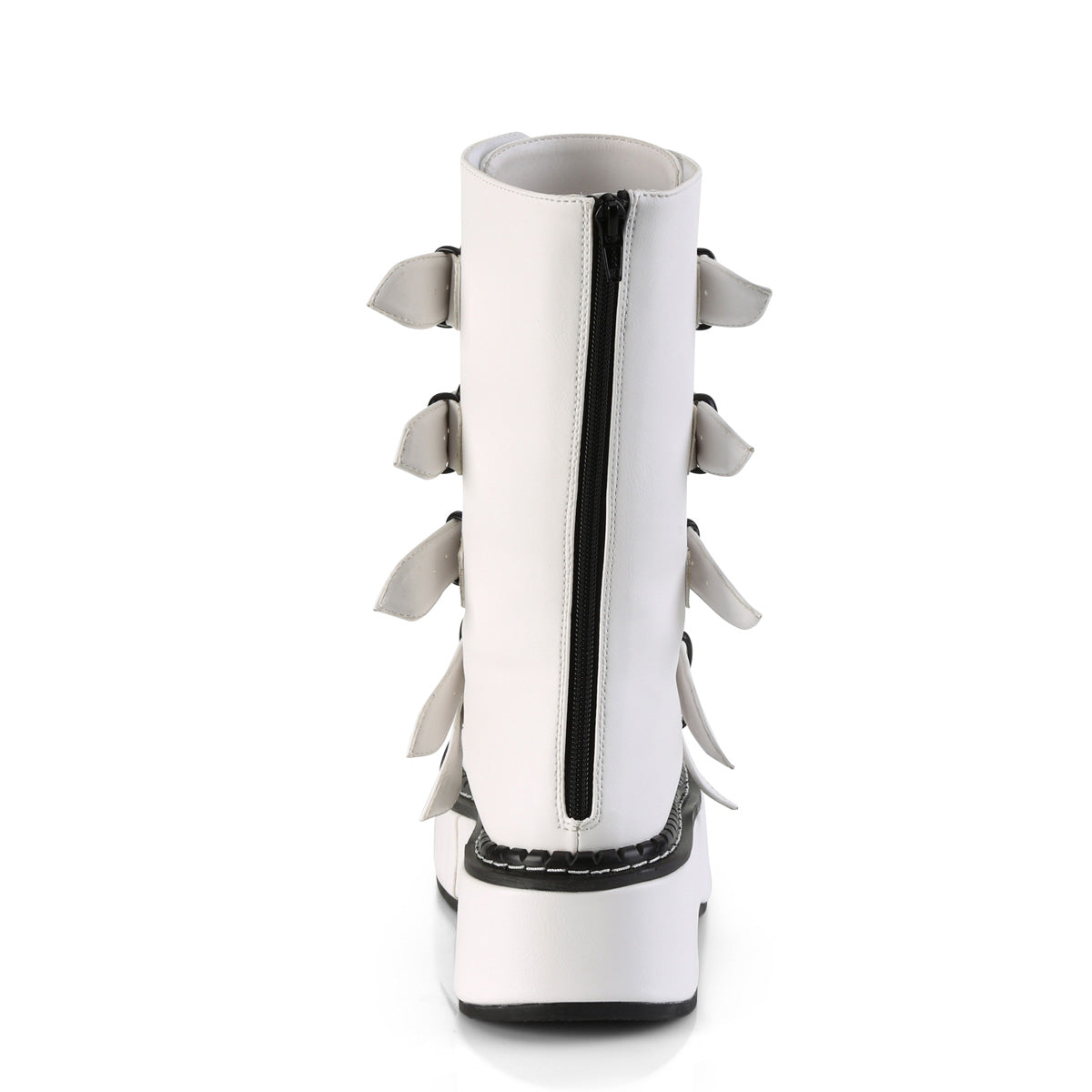 DemoniaCult Frauenstiefel EMILY-330 WHT veganes Leder