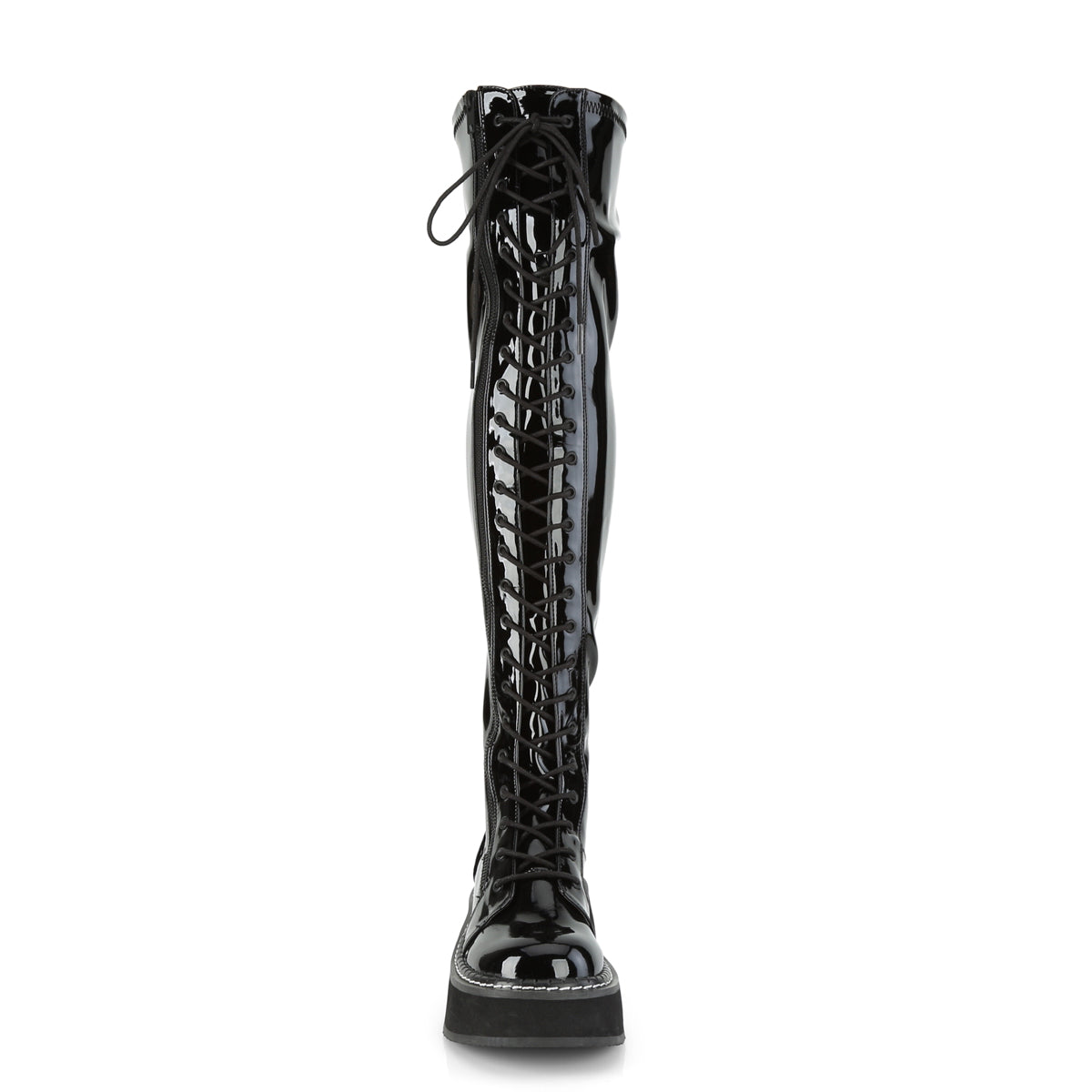 DemoniaCult Frauenstiefel EMILY-375 Blk Pat
