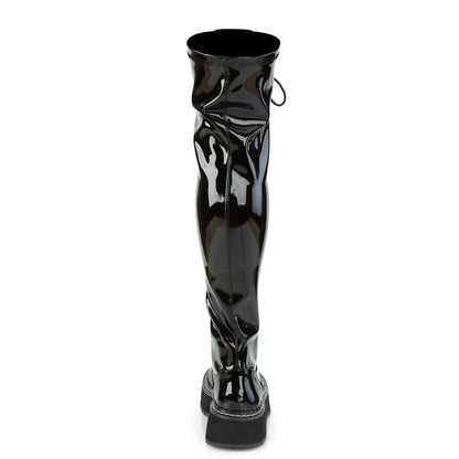 DemoniaCult Frauenstiefel EMILY-375 Blk Pat