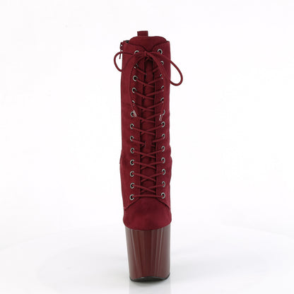 Pleaser   ENCHANT-1040 Burgund Faux Wildleder/Burgundy Matte
