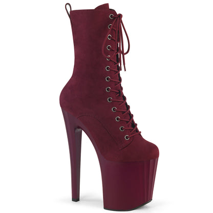 Pleaser   ENCHANT-1040 Burgund Faux Wildleder/Burgundy Matte