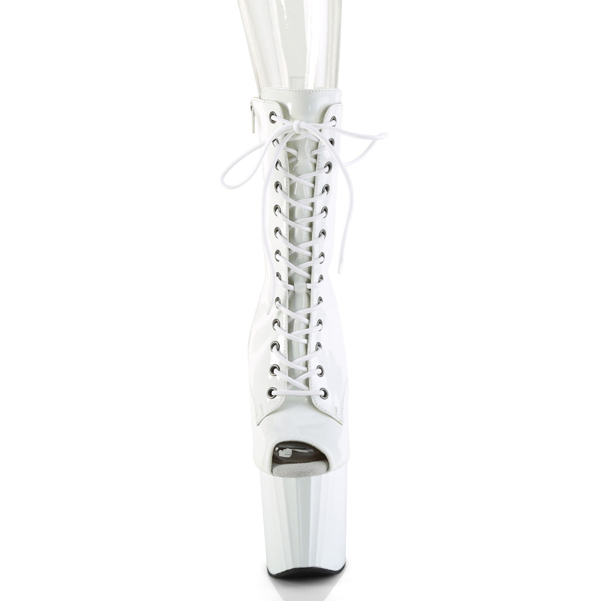 Pleaser   ENCHANT-1041 Wht Pat/Wht