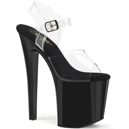 Pleaser   ENCHANT-708 CLR/BLK