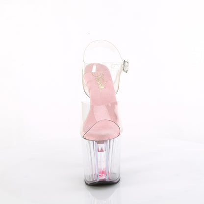 Pleaser   ENCHANT-708AQUA-03 Clr/Clr-B. Pink