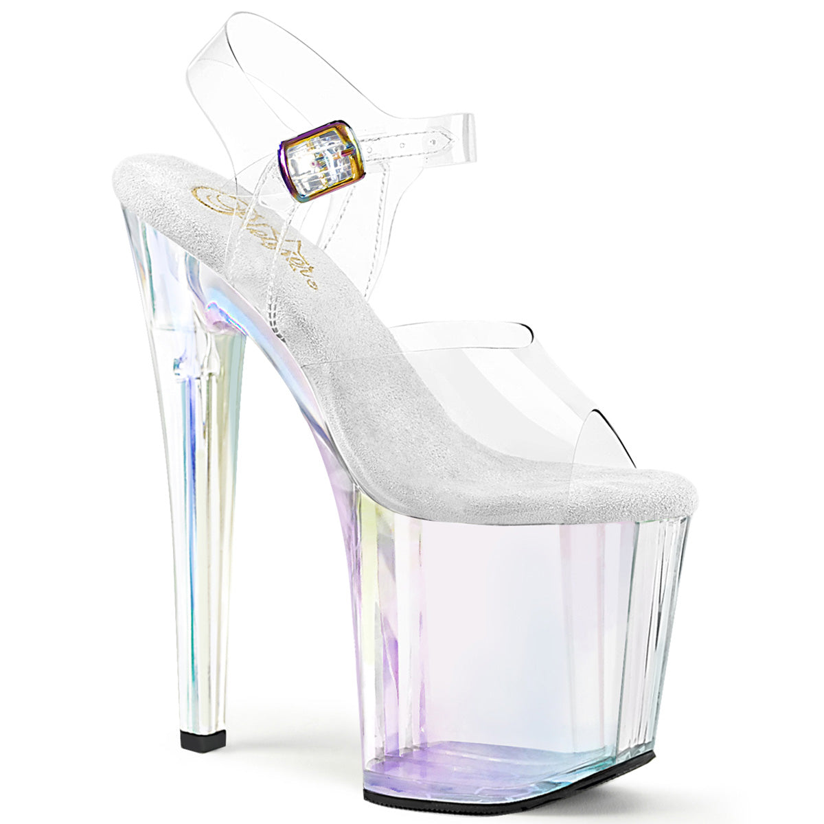 Pleaser   ENCHANT-708HT Clr/Holographic Tinted