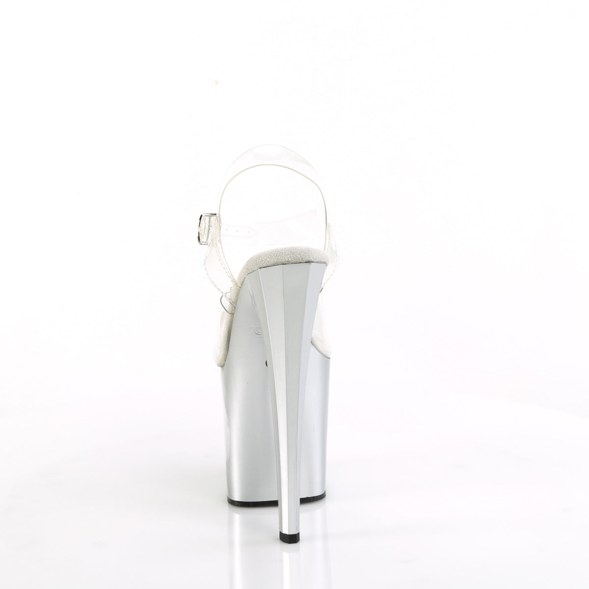 Pleaser   ENCHANT-708LT-Circle CLR/SLV-SLV-Glitzer