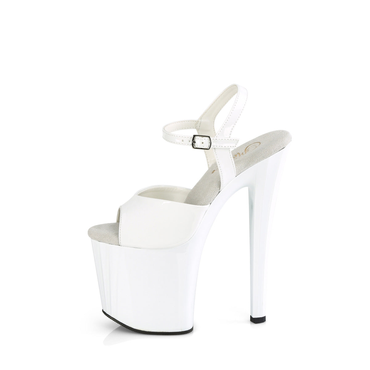 Pleaser   ENCHANT-709 WHT PAT/WHT