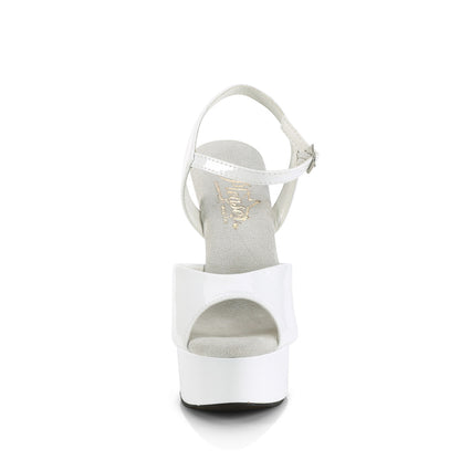 Pleaser  Sandals EXCITE-609 Wht Pat/Wht