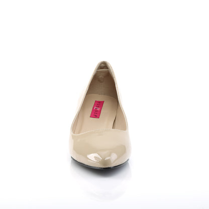 Pleaser Pink Label Frauenpumpen FAB-420 Creme Pat.