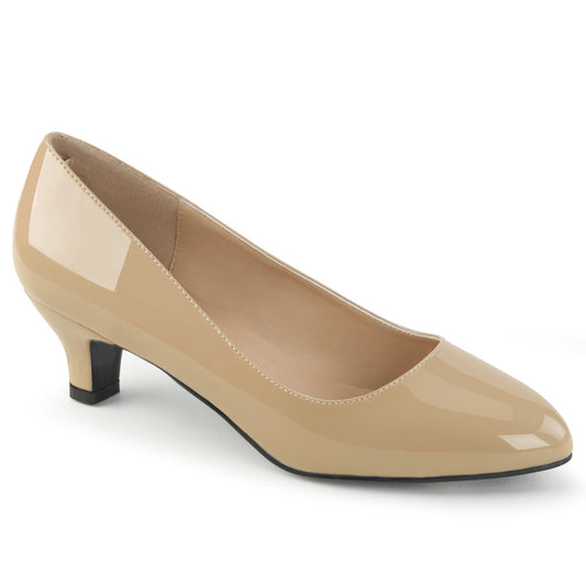 Pleaser Pink Label Frauenpumpen FAB-420 Creme Pat.