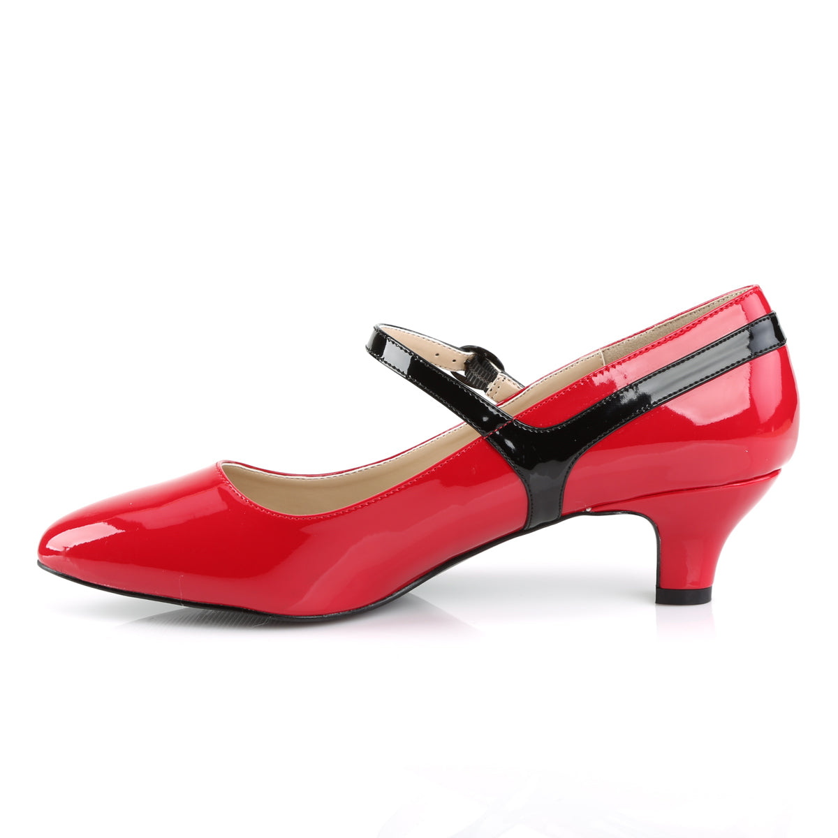 Pleaser Pink Label Frauenpumpen FAB-425 rot-black pat