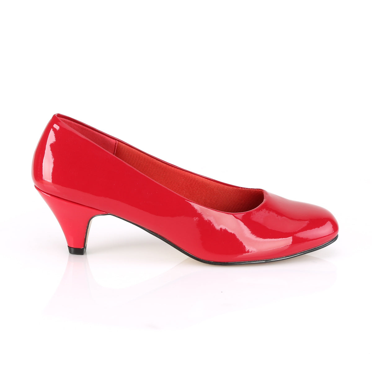 Pleaser Pink Label Womens Pumps FEFE-01 Red Pat