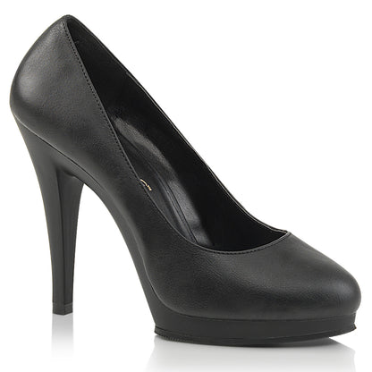 Pleaser Pink Label Frauenpumpen FLAIR-480 BLK PU / BLK Matte