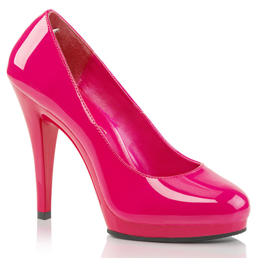 Pleaser Pink Label Frauenpumpen FLAIR-480 Heißrosa Pat / Heißrosa