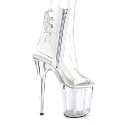 Pleaser Womens Ankle Boots FLAMINGO-1018C Clr/Clr