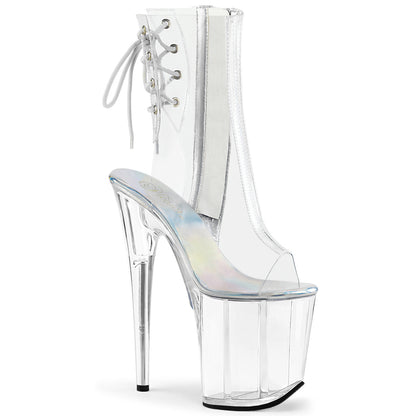 Pleaser Womens Ankle Boots FLAMINGO-1018C Clr/Clr