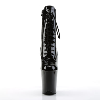 Pleaser Damen Knöchelstiefel FLAMINGO-1020 blk pat / black