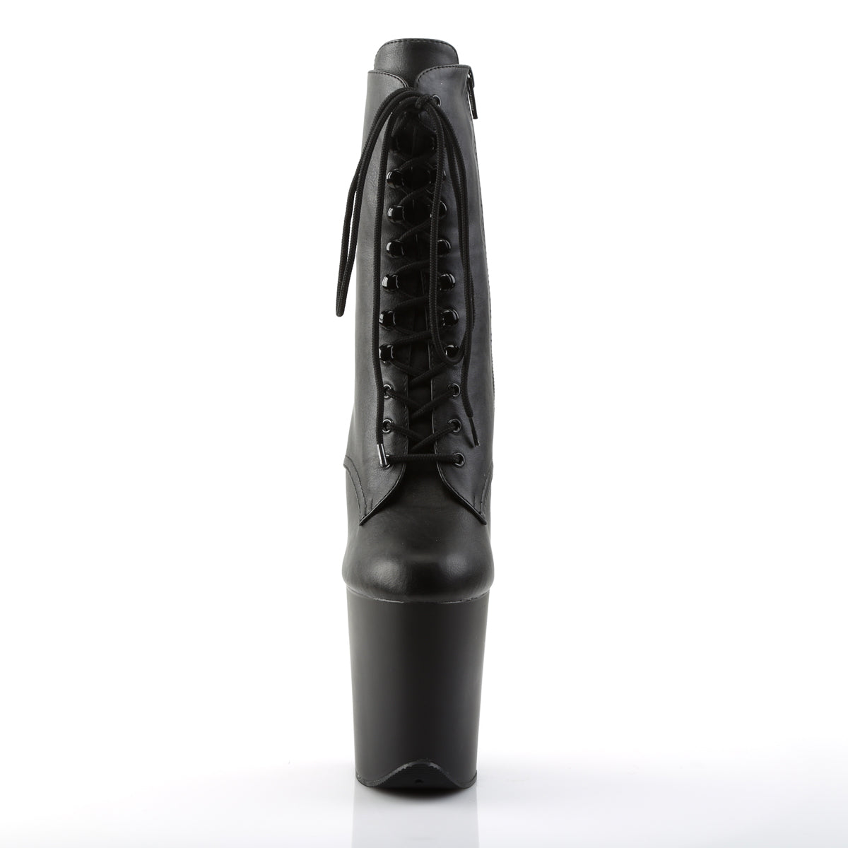 Pleaser Damen Knöchelstiefel FLAMINGO-1020 BLK Faux Leder / BLK Matte