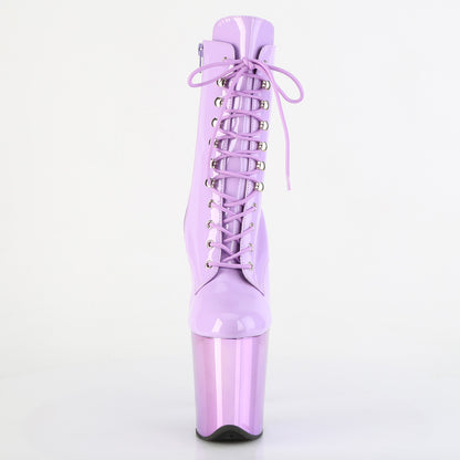Pleaser Women's Platform Shoes FLAMINGO-1020 Lavender Pat/Lavender Chrome