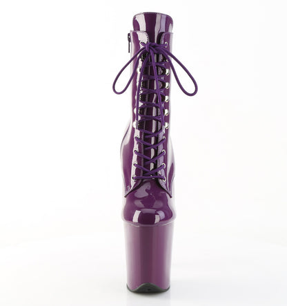 Pleaser Women's Platform Shoes FLAMINGO-1020 Purple Pat/Purple