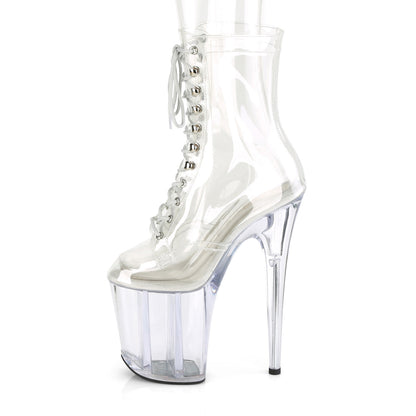 Pleaser Damen Knöchelstiefel FLAMINGO-1020c CLR / CLR