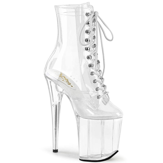 Pleaser Damen Knöchelstiefel FLAMINGO-1020c CLR / CLR
