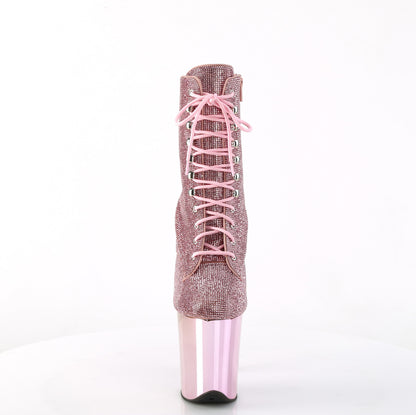 Pleaser  Ankle Boots FLAMINGO-1020CHRS B. Pink RS/B. Pink Chrome