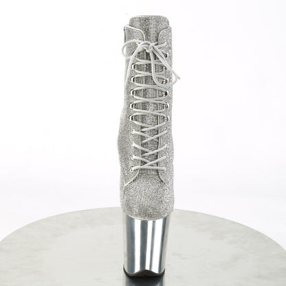 Pleaser  Stiefeletten FLAMINGO-1020CHRS SLV RS / SLV Chrome