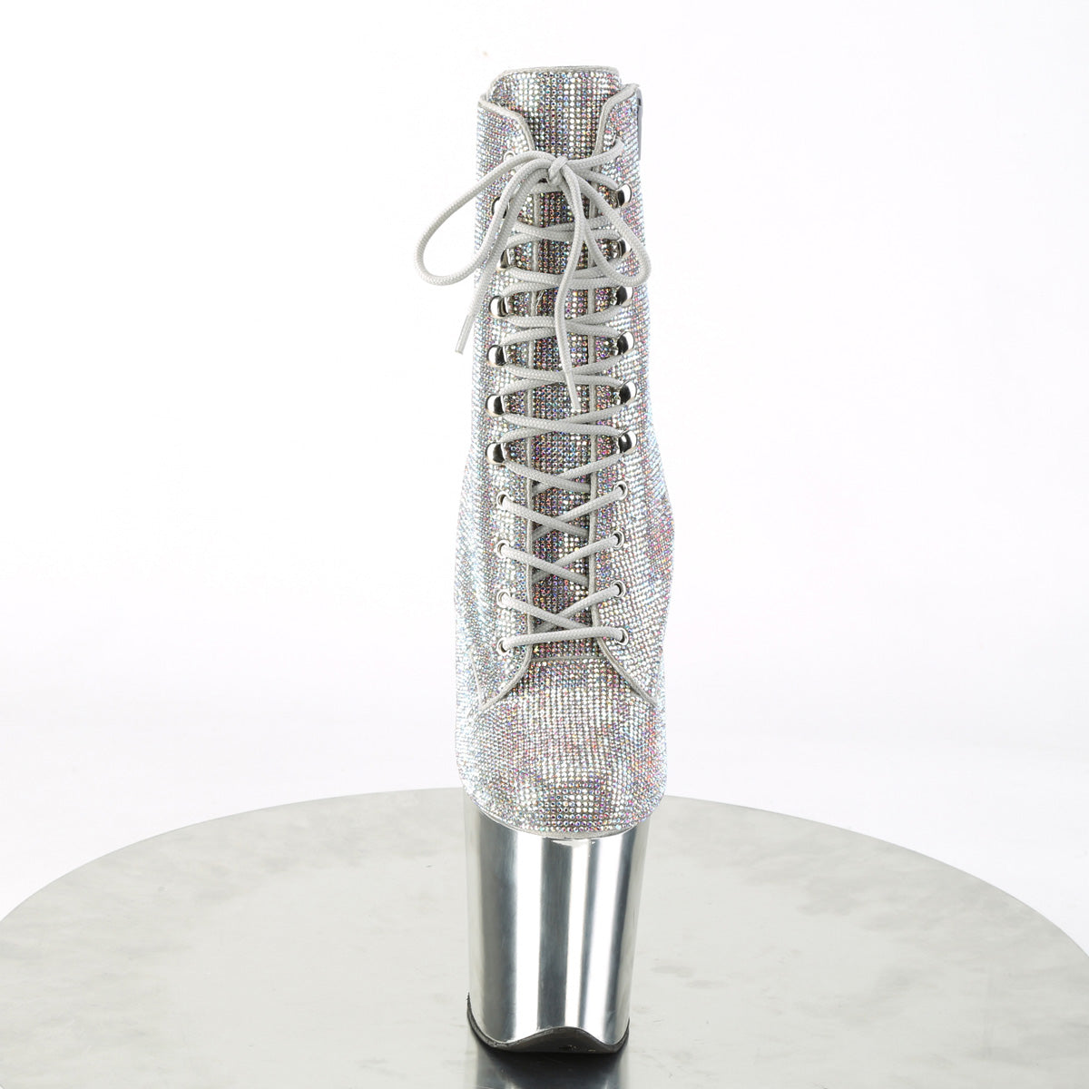 Pleaser  Stiefeletten FLAMINGO-1020CHRS SLV Multi Rs / Slv Chrome