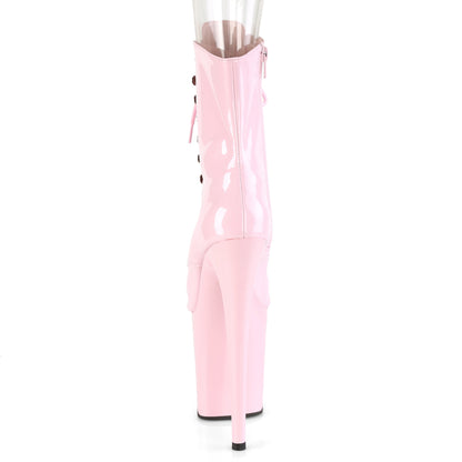 Pleaser Damen Knöchelstiefel FLAMINGO-1021 B. pink pat / b. Rosa
