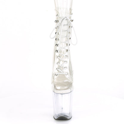 Pleaser Damen Knöchelstiefel FLAMINGO-1021c CLR / CLR