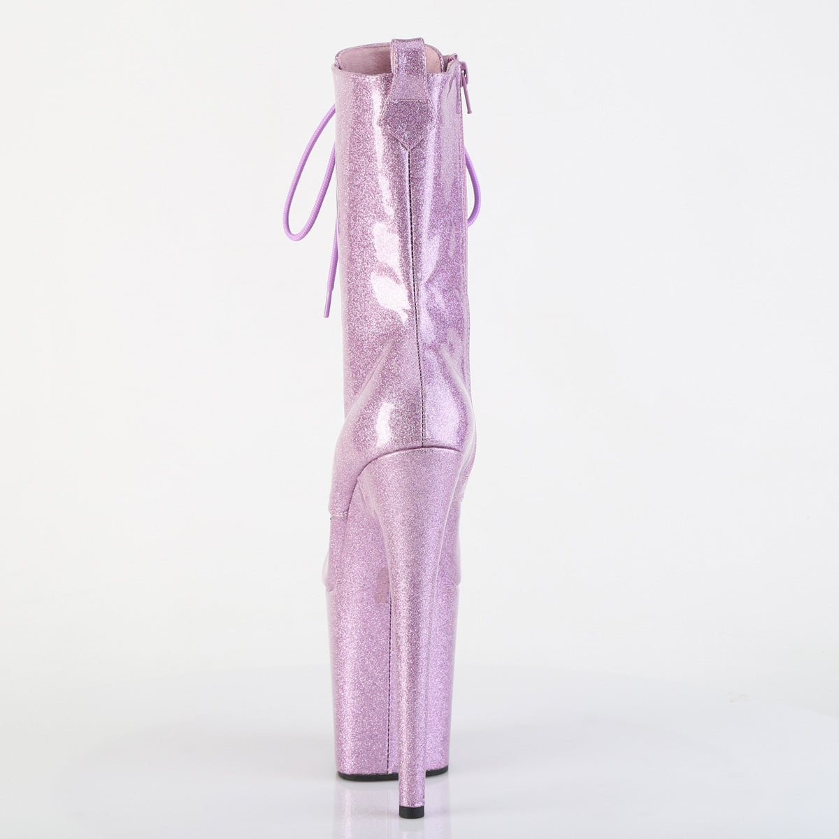 Pleaser Women's Platform Shoes FLAMINGO-1040GP Lilac Glitter Pat/M