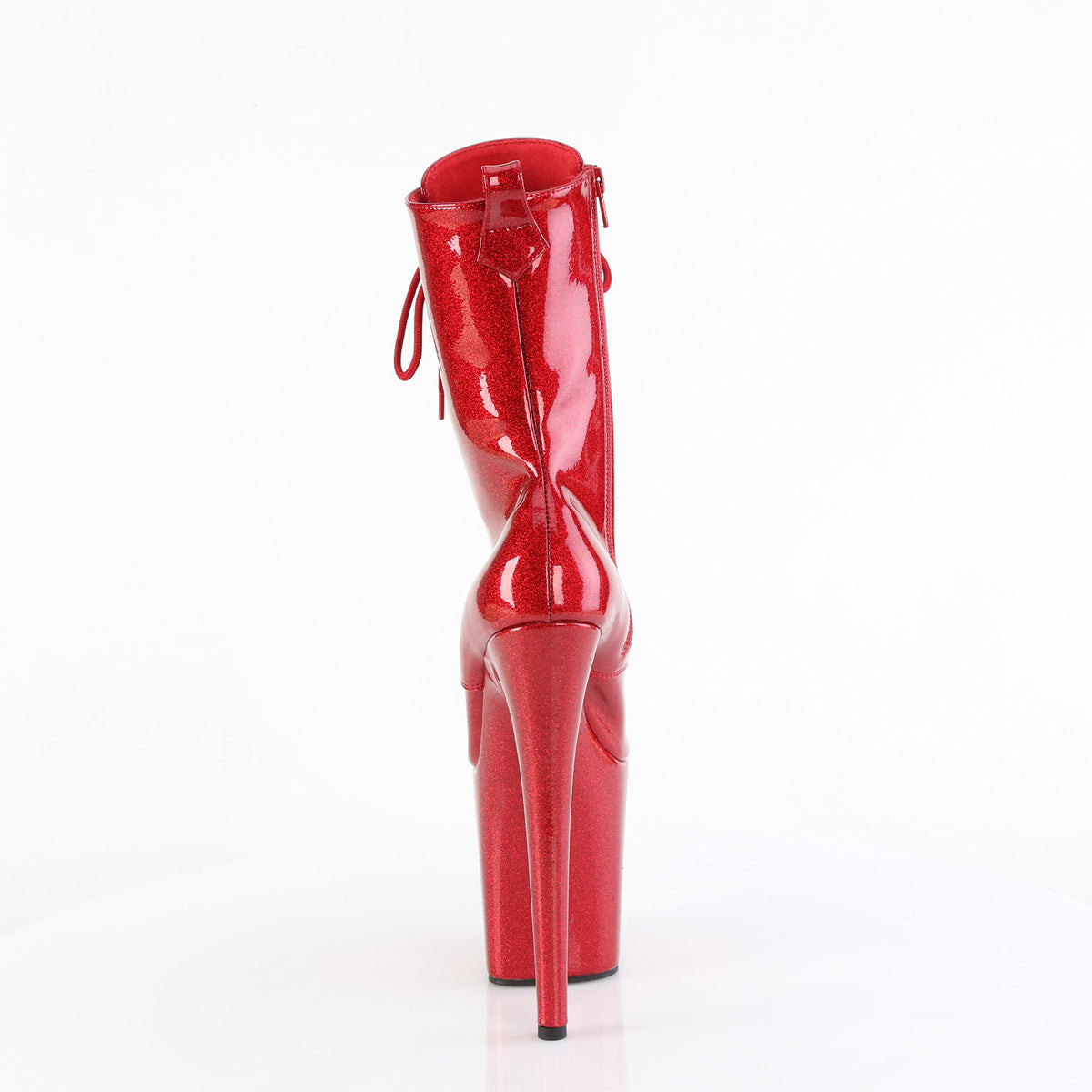 Pleaser   FLAMINGO-1040GP Ruby Red Glitter Pat/M