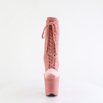Pleaser   FLAMINGO-1045VEL Dusty Pink Velvet/M