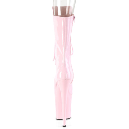 Pleaser Damen Knöchelstiefel FLAMINGO-1051 B. Pink pat / b. Rosa