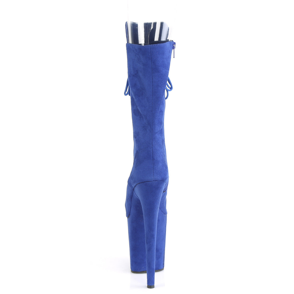 Pleaser Damen Knöchelstiefel FLAMINGO-1051FS Royal Blue Faux Wildleder / Royal Blue Faux Wildleder