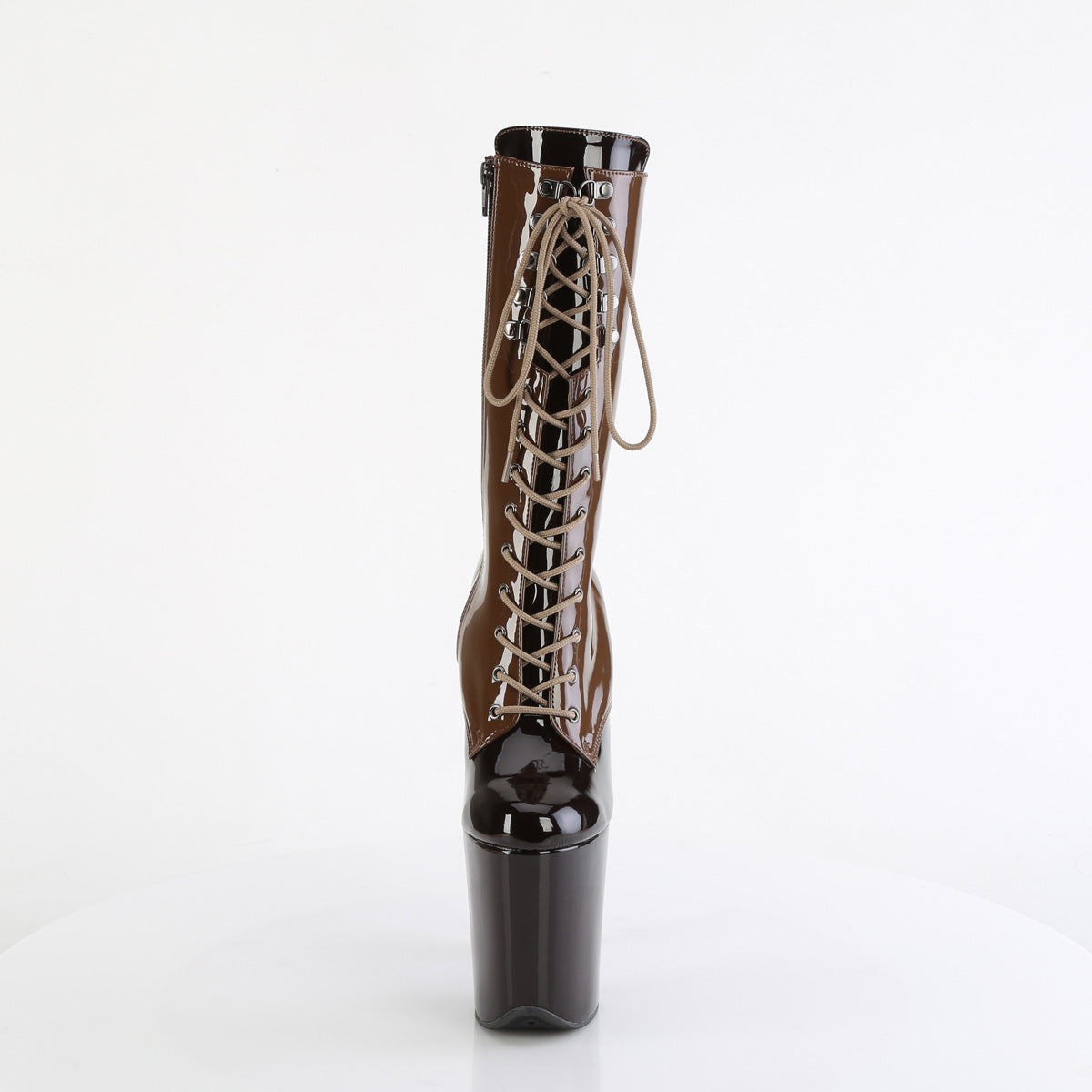 Pleaser   FLAMINGO-1054DC Mocha-Coffee Pat/Mocha Coffee