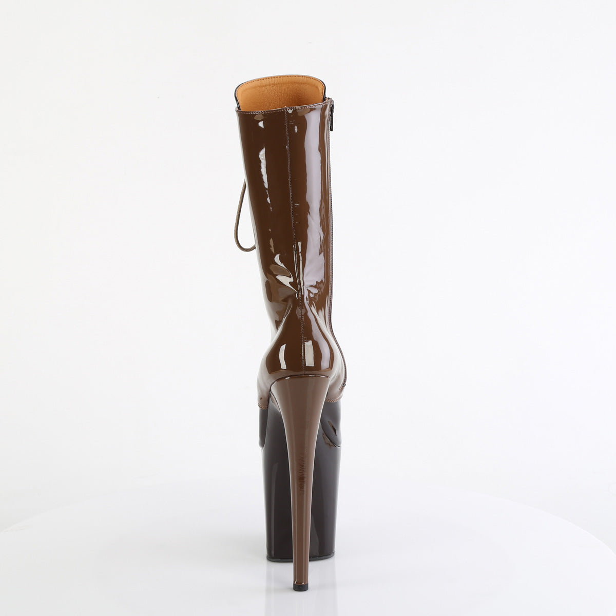 Pleaser   FLAMINGO-1054DC Mocha-Coffee Pat/Mocha Coffee