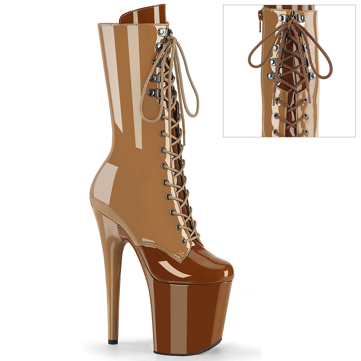 Pleaser   FLAMINGO-1054DC Toffee-Caramel Pat/Toffee Karamell