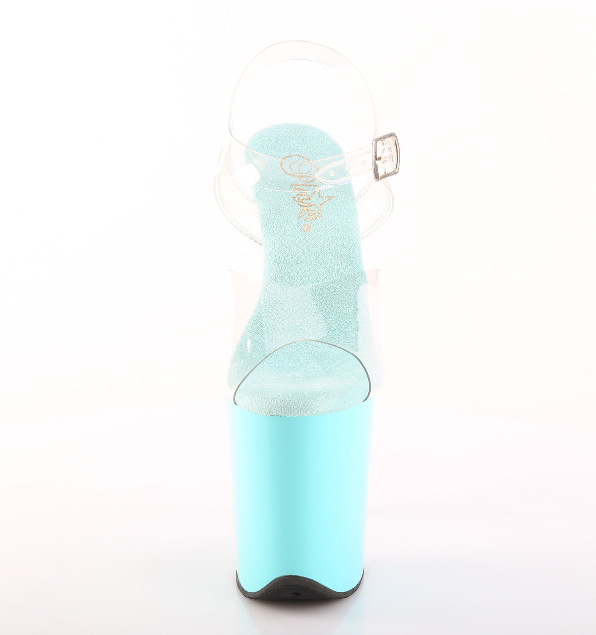 Pleaser Women's Platform Shoes FLAMINGO-808 Clr/Aqua
