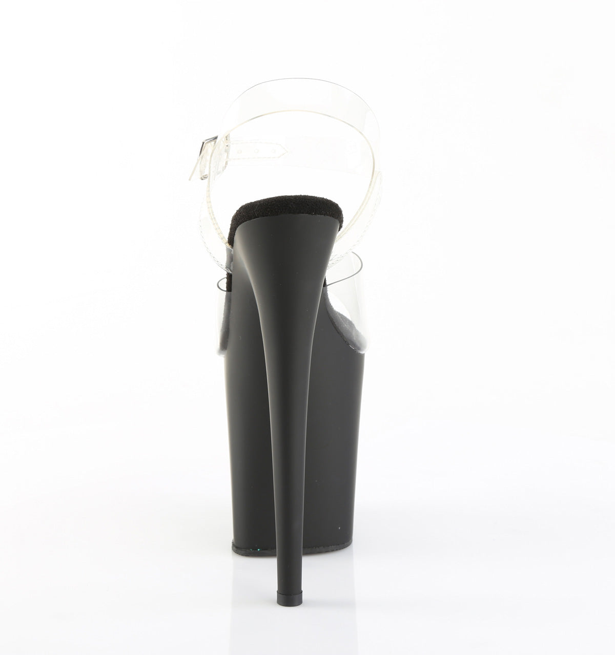 Pleaser Women's Platform Shoes FLAMINGO-808 Clr/Blk Matte