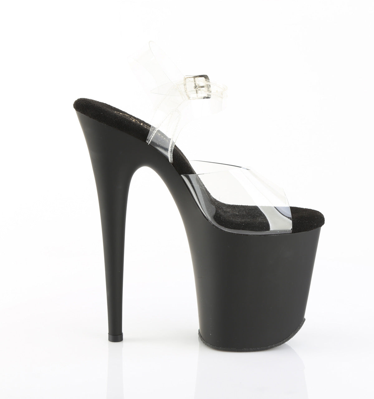 Pleaser Women's Platform Shoes FLAMINGO-808 Clr/Blk Matte